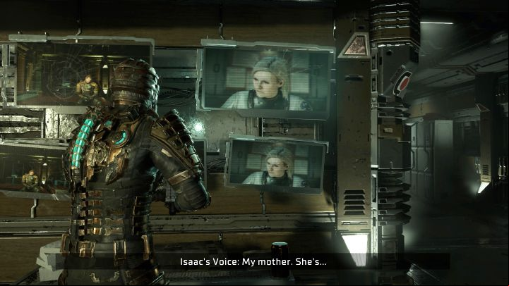 In the quarters, approach the screens and watch the recording of Isaac's conversation with Nicole - Dead Space Remake: Scientific Methods - Side missions - Dead Space Remake Guide