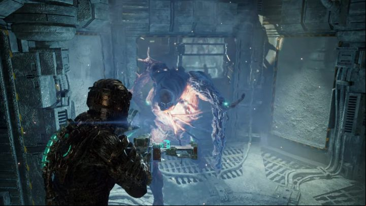 You have to stop the Hunter by being cunning - Dead Space Remake: How to defeat Mercers Hunter? - Bosses - Dead Space Remake Guide