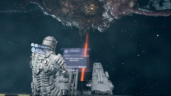Reach the central cannon first - Dead Space Remake: How to defeat Leviathan Remnant? - Bosses - Dead Space Remake Guide