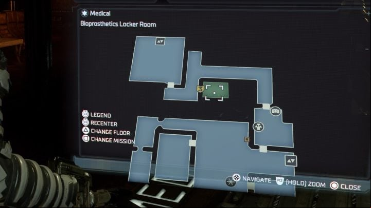 Look for a locked Bioprosthetics Locker Room on level 1 of Medical Deck - Dead Space Remake: List of all Weapon Upgrades - Secrets and Collectibles - Dead Space Remake Guide