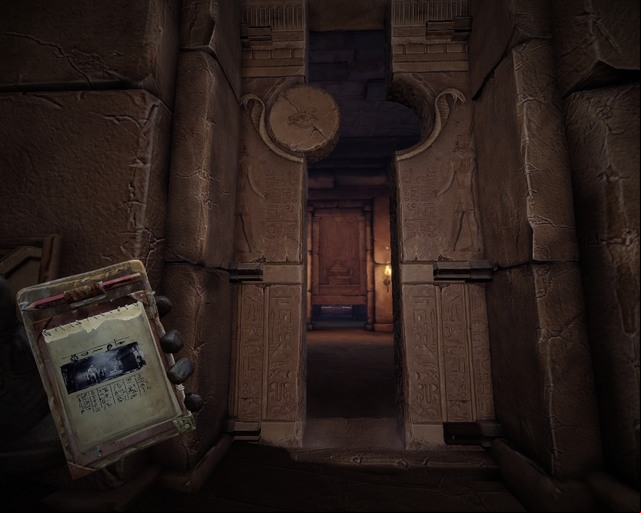 Gate opening after you placed the blocks properly. - Pyramid | Walkthrough - Walkthrough - Deadfall Adventures Game Guide & Walkthrough