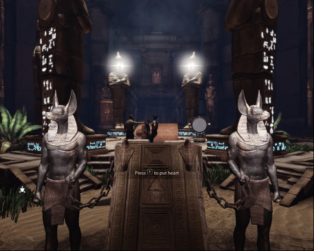 Put the heart here to unlock another minigame. - Pyramid | Walkthrough - Walkthrough - Deadfall Adventures Game Guide & Walkthrough