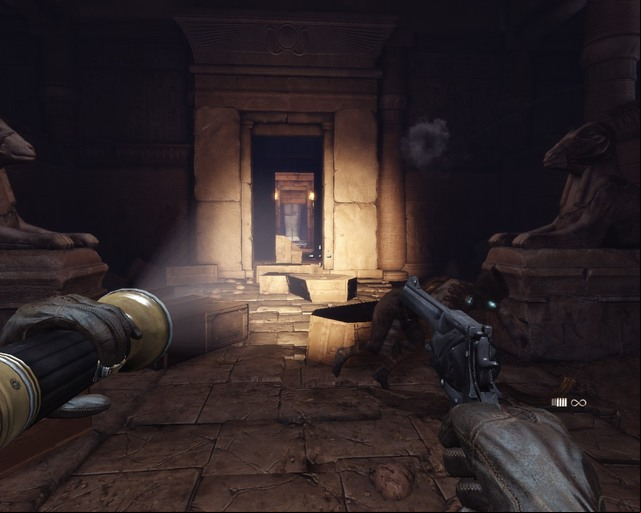 The flashlight is your best friend in this game. - Pyramid | Walkthrough - Walkthrough - Deadfall Adventures Game Guide & Walkthrough