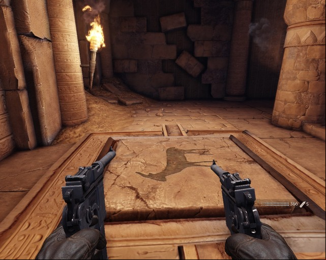 Move the column with buttons like that, this is the second one. - Pyramid | Walkthrough - Walkthrough - Deadfall Adventures Game Guide & Walkthrough