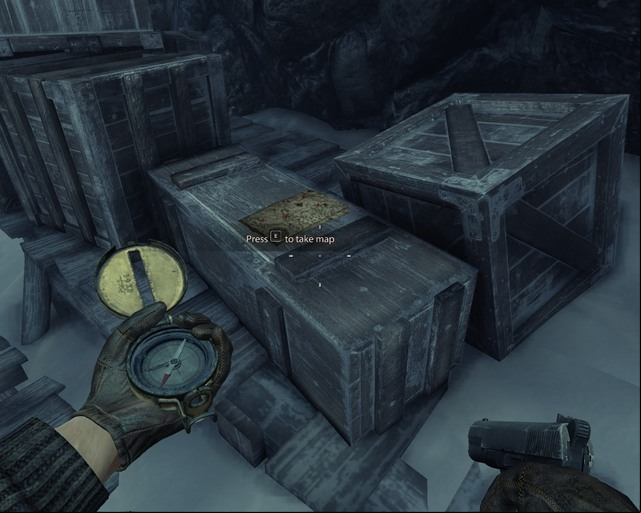 Treasure map in the beginning. - Arctic Cave | Walkthrough - Walkthrough - Deadfall Adventures Game Guide & Walkthrough