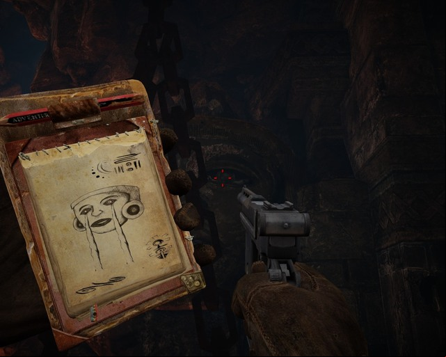Shoot the eyes of two statues. - Xibalba | Walkthrough - Walkthrough - Deadfall Adventures Game Guide & Walkthrough