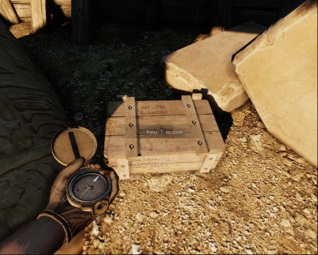Youll find an artifact in this crate, right after you go between the statues. - Sand of Sakkara | Treasures - Treasures - Deadfall Adventures Game Guide & Walkthrough