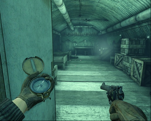 Inside one of the barracks in the last camp. - Arctic Cave | Treasures - Treasures - Deadfall Adventures Game Guide & Walkthrough