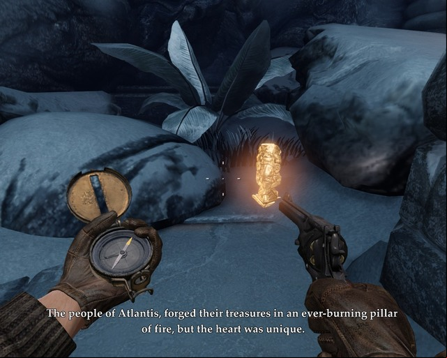 Near the first puzzle. - Ice Temple | Treasures - Treasures - Deadfall Adventures Game Guide & Walkthrough