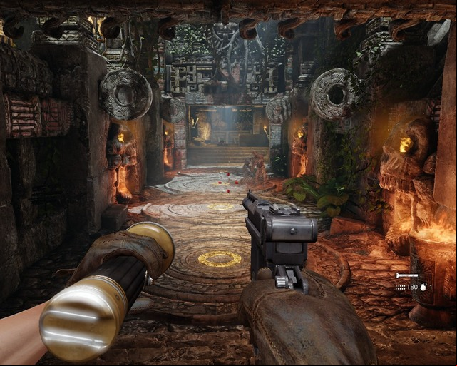 To the end of that corridor, then left and come back. - Mayan Tombs | Treasures - Treasures - Deadfall Adventures Game Guide & Walkthrough