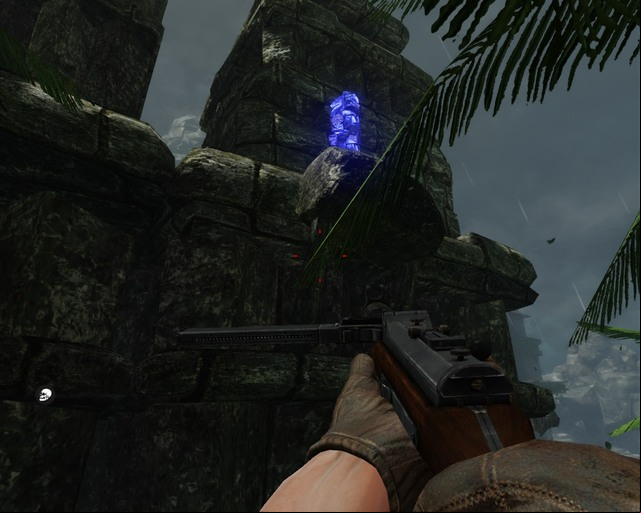 A statue above, shoot the s. - Mayan Temple | Treasures - Treasures - Deadfall Adventures Game Guide & Walkthrough
