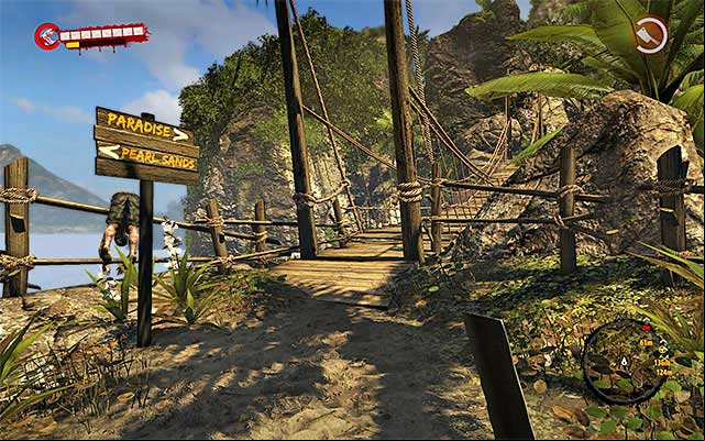 When you get to a crossroads, go right, staying close to rocks - the rest of survivors | Chapter 1 - Castaway - Chapter 1 - Castaway - Dead Island Riptide Game Guide