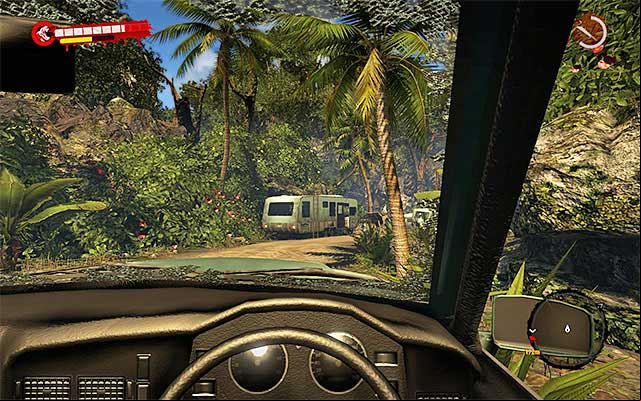 Usage of boat isnt the only possibility, you can also use a car - Get through the jungle | Chapter 2 - Pathfinders - Chapter 2 - Pathfinders - Dead Island Riptide Game Guide