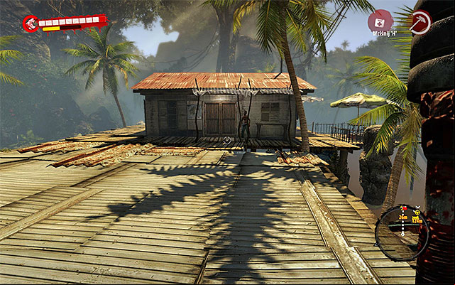 Then turn right and go to Hadisi standing next to the closed cottage what ends your mission - Go to the house of Marcus Villa | Chapter 3 - Meeting Locals - Chapter 3 - Meeting Locals - Dead Island Riptide Game Guide