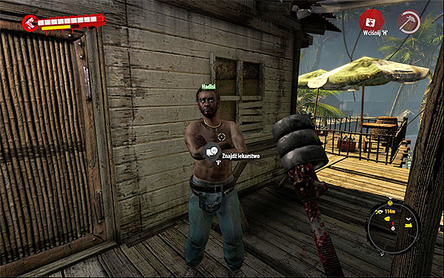 Approach Hadisi and talk to him - Collect bark of cinchona tree for Hadisi | Chapter 3 - Natural Resources - Chapter 3 - Natural Resources - Dead Island Riptide Game Guide