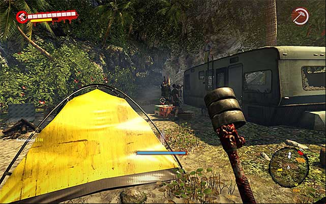 Eliminate all Walkers and Floaters nearby, using explosives or attacking them one by one - Rescue Alfred | Side missions - Jungle - Side missions - Jungle - Dead Island Riptide Game Guide