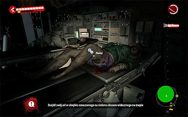 At the very end, approach mutated bodies lying on the tables and examine one of them - Search the laboratory | Chapter 13 - With the Tide - Chapter 13 - With the Tide - Dead Island Riptide Game Guide