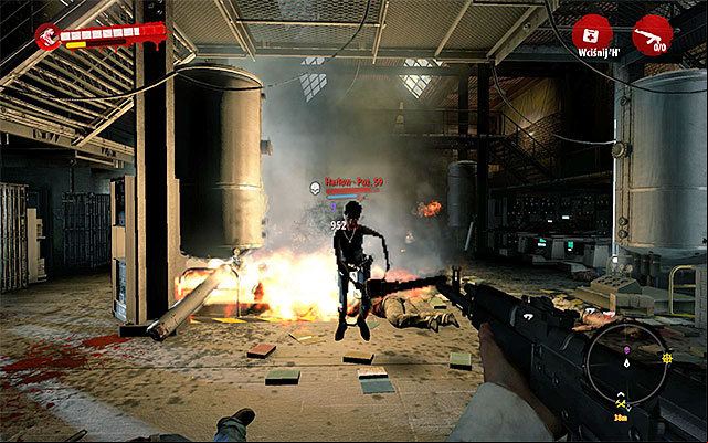 Avoid also Harlows molotovs - Defeat Harlow | Chapter 13 - With the Tide - Chapter 13 - With the Tide - Dead Island Riptide Game Guide