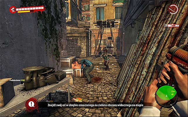 Second area is in the center of city, on south from Quarantine Zone - Memories | Side missions - Henderson - Side missions - Henderson - Dead Island Riptide Game Guide