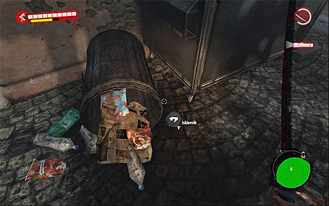 Spark gap lies on the ground, at one of the bins - Memories | Side missions - Henderson - Side missions - Henderson - Dead Island Riptide Game Guide