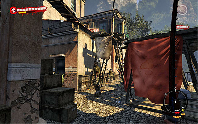 Find a scaffold nearby the church - On the Edge | Side missions - Henderson - Side missions - Henderson - Dead Island Riptide Game Guide