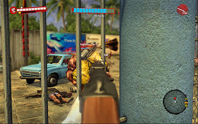 You should fight mostly with Infested and Crazy Infested, but look also for a single Grenadier - Survive until the arrival of ferry | Chapter 7 - Terminal Siege - Chapter 7 - Terminal Siege - Dead Island Riptide Game Guide