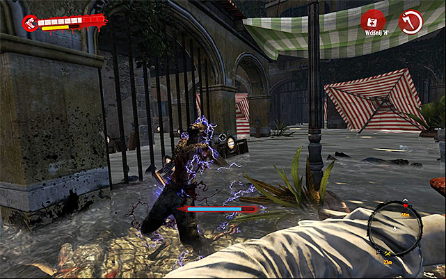 Go through the bridge and eliminate few new groups of enemies - Find the cinema | Chapter 8 - City Newcomer - Chapter 8 - City Newcomer - Dead Island Riptide Game Guide