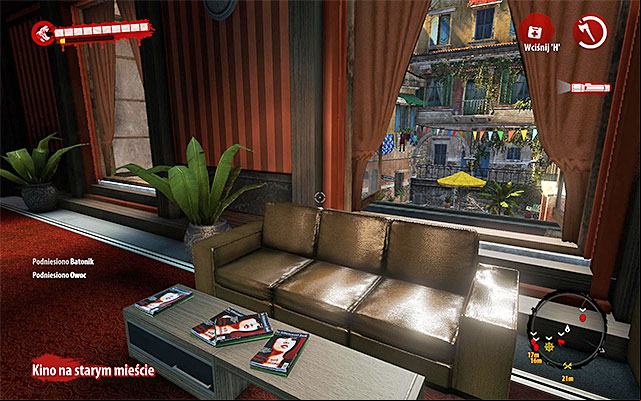And go upstairs and look for a window (screen above) through which you can get onto a small roof over the main entrance - Clean the building | Chapter 8 - Front Row - Chapter 8 - Front Row - Dead Island Riptide Game Guide