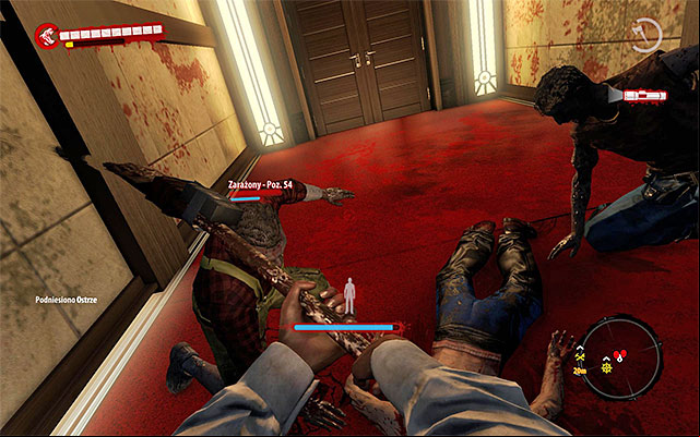 Another group of zombies awaits in the corridor leading to the cinema - Clean the building | Chapter 8 - Front Row - Chapter 8 - Front Row - Dead Island Riptide Game Guide