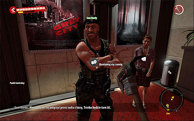 You should definitely spare some time for healing, equipment and supplies - Talk with Sam Hardy | Chapter 9 - Militarized Zone - Chapter 9 - Militarized Zone - Dead Island Riptide Game Guide