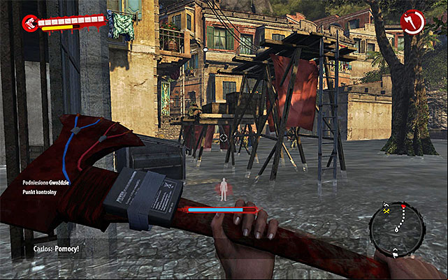 This mission appears when you get nearby Frankie OHaras Loft in the northern part of Henderson, on north from Old City Cinema - Rescue Carlos | Side missions - Henderson - Side missions - Henderson - Dead Island Riptide Game Guide