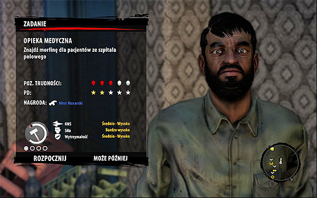 This mission appears, when you complete a sidequest The Darkness - Healthcare | Side missions - Henderson - Side missions - Henderson - Dead Island Riptide Game Guide