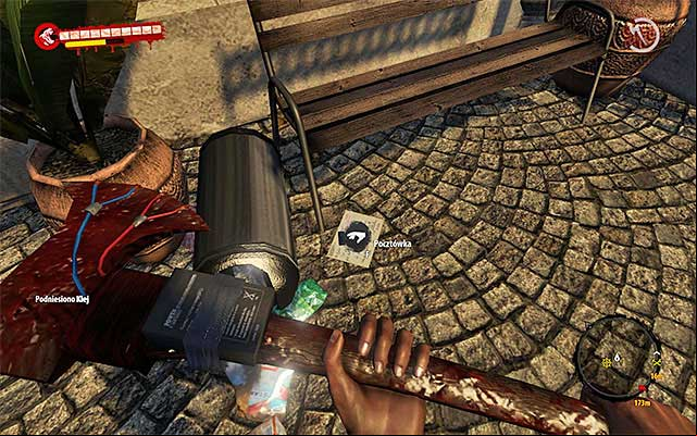 When you get nearby the bank, look for it - it lies at one of benches - Postcards - Henderson | Secrets - Secrets - Dead Island Riptide Game Guide