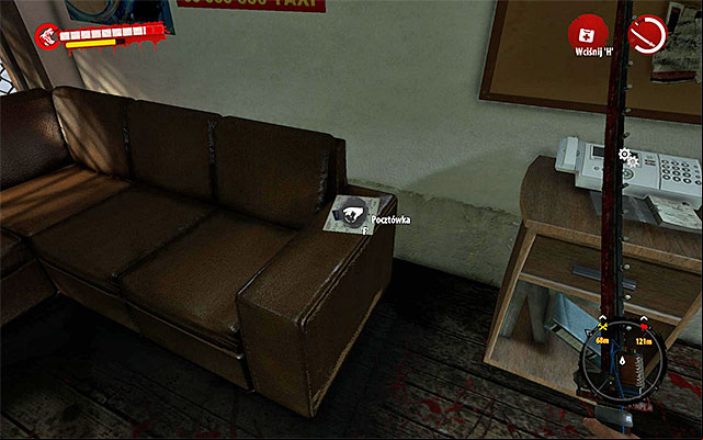 Postcard lies on the couch - Postcards - Henderson | Secrets - Secrets - Dead Island Riptide Game Guide