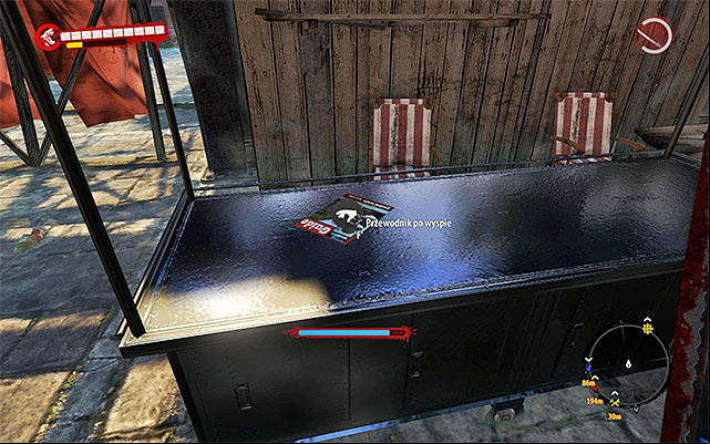 When you get to the Sea Market, start searching all stands and youll find a desirable Guidebook at one of them - Guidebooks - Henderson | Secrets - Secrets - Dead Island Riptide Game Guide