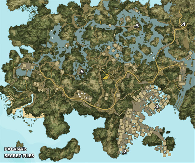 1 - Secret Files - Maps | Secrets - Secrets - Dead Island Riptide Game Guide