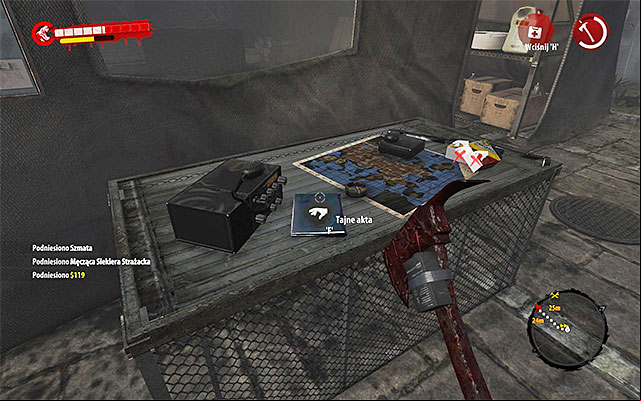 Enter the fenced area with few tents - Secret Files - Henderson | Secrets - Secrets - Dead Island Riptide Game Guide