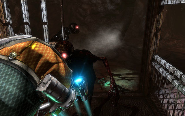 This time you will be attacked, by an even larger group of hostile creatures - Probe the Specimen for information | 12: Autopsy - 12: Autopsy - Dead Space 3 Game Guide