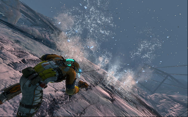 Keep going, until you reach your companions - Find a route to the Research Facility | 13: Reach for the Sky - 13: Reach for the Sky - Dead Space 3 Game Guide