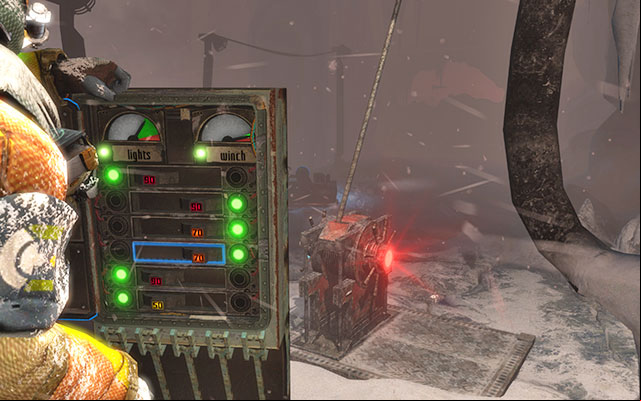 After a while a fuse will blow - take the path on the left side to find a fuse box - Locate the lift controls | 13: Reach for the Sky - 13: Reach for the Sky - Dead Space 3 Game Guide