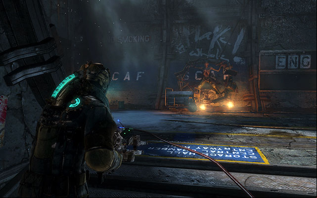 You are up for a walk along several corridors - you will find a supply crate in the first one, in the next one, you will be attacked by Necromorphs - Find the stashed supplies | Side missions: Supply Depot - Side missions: Supply Depot - Dead Space 3 Game Guide