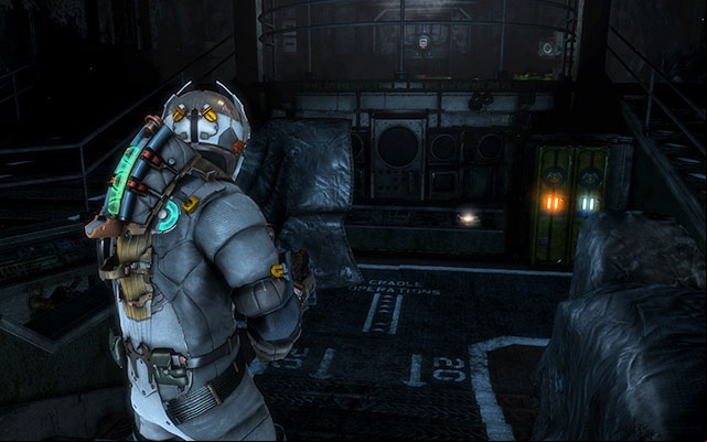 Inside the waste control room, after you reach the lower level and approach the , turn around- the log is located close to the lockers - Chapter 5 | Secrets - Secrets - Dead Space 3 Game Guide