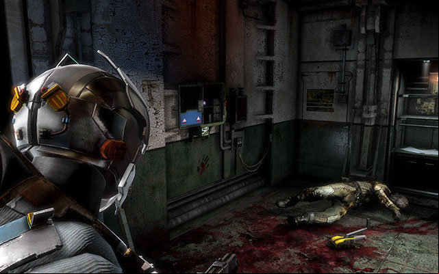 Inside the room that you can open with a torque bar (craft one on a workbench) - Chapter 5 | Secrets - Secrets - Dead Space 3 Game Guide