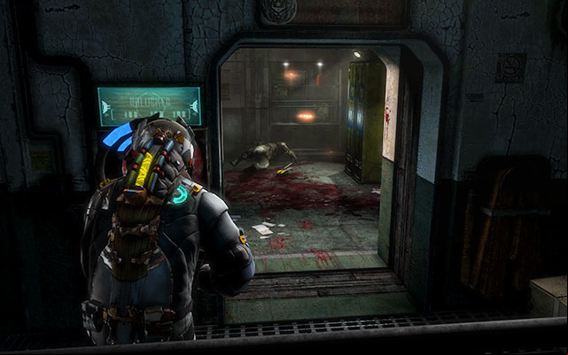 Inside the room that you can open with a torque bar (craft one on a workbench) - Chapter 5 | Secrets - Secrets - Dead Space 3 Game Guide
