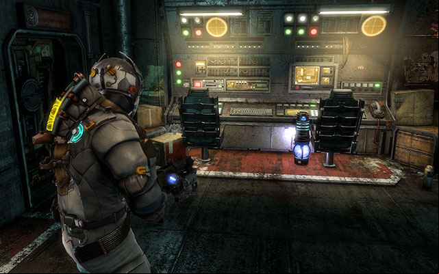 Inside the room in which you will be locked for an extended period of time - Chapter 5 | Secrets - Secrets - Dead Space 3 Game Guide
