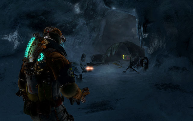 Near one of the tents inside the cave - Chapter 13 | Secrets - Secrets - Dead Space 3 Game Guide