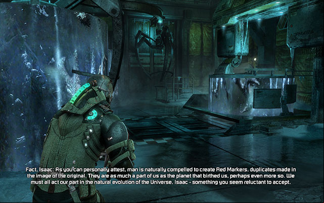 Another age leads to the geology sector - Collect the Rosetta samples - Geology sector | 14: Everything Has Its Place - 14: Everything Has Its Place - Dead Space 3 Game Guide