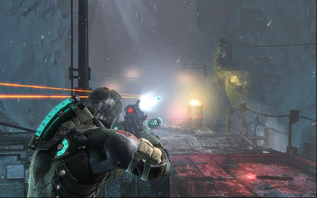 Right after exiting the facility youll be attacked by Unitologists - particularly watch out for the enemy with RPG - Retrieve the Codex from Danik | 15: A Change of Fortitude - 15: A Change of Fortitude - Dead Space 3 Game Guide