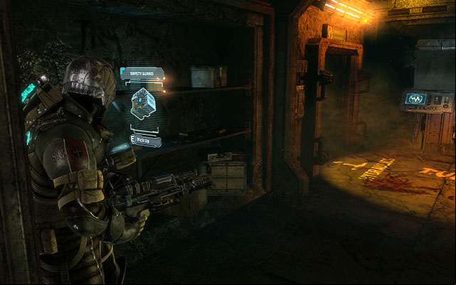 On the shelf to the left, in the room with interface opening the next age - Chapter 16 | Secrets - Secrets - Dead Space 3 Game Guide
