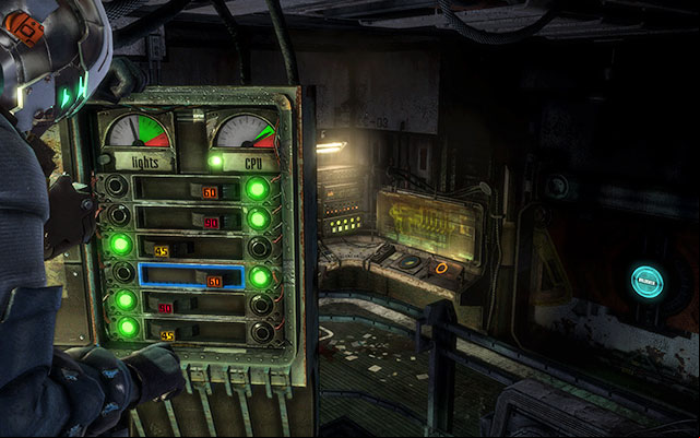 Youll get to the communication center - Restore power and override the lock-down | Side missions: C.M.S. Greely - Side missions: C.M.S. Greely - Dead Space 3 Game Guide